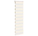 VIDAXL Doppelrollo Zebra Marmorbeige 45x100 cm Polyester Bild 3