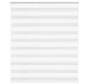 VIDAXL Doppelrollo Weiß 130x150 cm Sichtschutz Polyester Bild 2