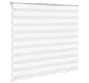 vidaXL Doppelrollo Weiß 165x150 cm Polyester Sichtschutz Bild 3