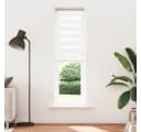 Rollo Doppelrollo Weiß 65x200 cm Polyester, vidaXL Bild 1