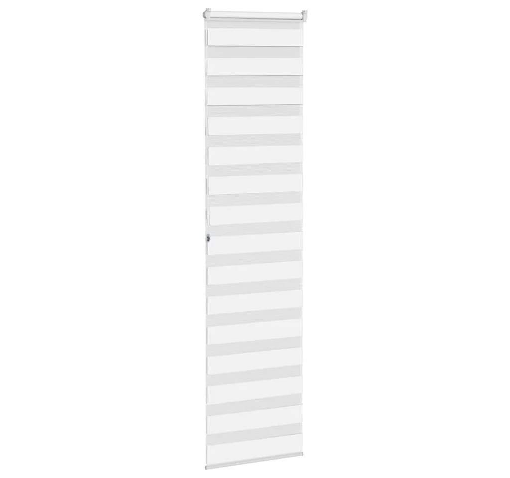 Rollo Doppelrollo Weiß 65x200 cm Polyester, vidaXL - Bild 3