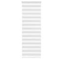 vidaXL Doppelrollo Weiß 75x200 cm Polyester Sichtschutz Bild 2