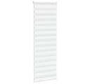 vidaXL Doppelrollo Weiß 75x200 cm Polyester Sichtschutz Bild 3