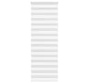 vidaXL Verdunklungsrollo Weiß 90x200 cm Polyester Bild 2