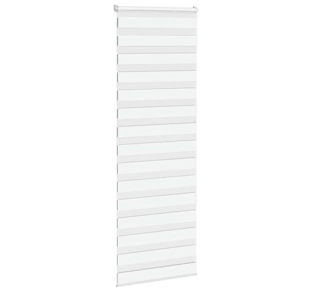 vidaXL Verdunklungsrollo Weiß 90x200 cm Polyester - Bild 3