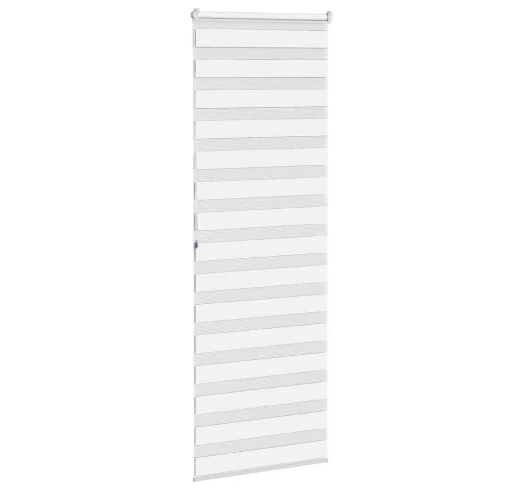 vidaXL Verdunklungsrollo Weiß 90x200 cm Polyester - Bild 4