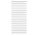Rollo Doppelrollo Weiß 100x200 cm Polyester vidaXL Bild 2