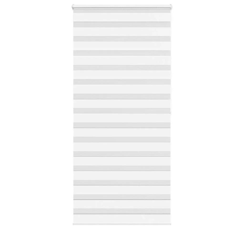 Rollo Doppelrollo Weiß 100x200 cm Polyester vidaXL - Bild 2