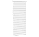 Rollo Doppelrollo Weiß 100x200 cm Polyester vidaXL Bild 4