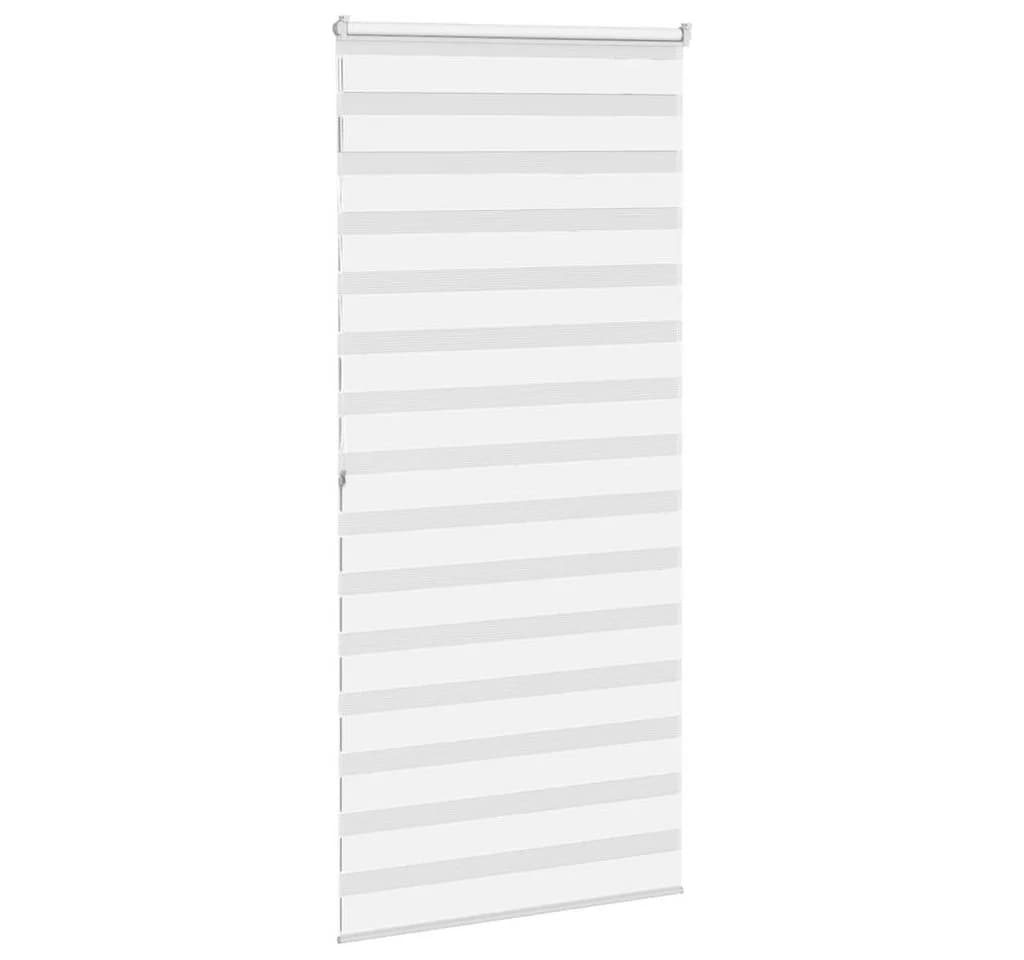 Rollo Doppelrollo Weiß 100x200 cm Polyester vidaXL - Bild 4
