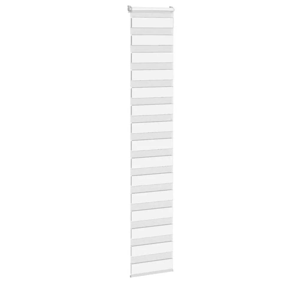Rollo Doppelrollo Weiß Polyester vidaXL - Bild 2