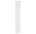 Rollo Doppelrollo Weiß Polyester vidaXL Bild 3