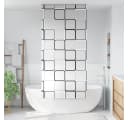 vidaXL Duschrollo 100x240 cm PEVA Transparent Bild 1