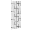vidaXL Duschrollo 100x240 cm PEVA Transparent Bild 3