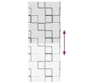 vidaXL Duschrollo 100x240 cm PEVA Transparent Bild 5
