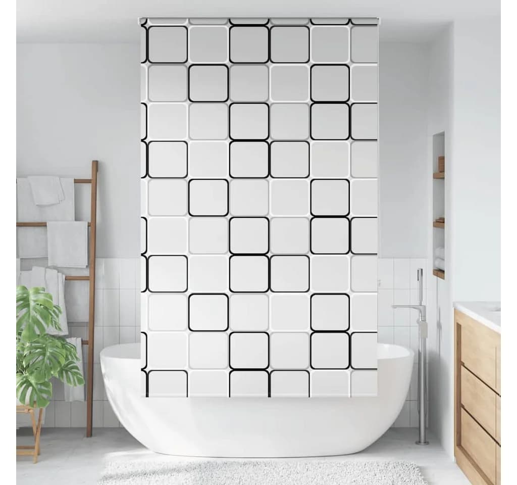 vidaXL Duschrollo 120x240 cm Wasserfest PEVA
