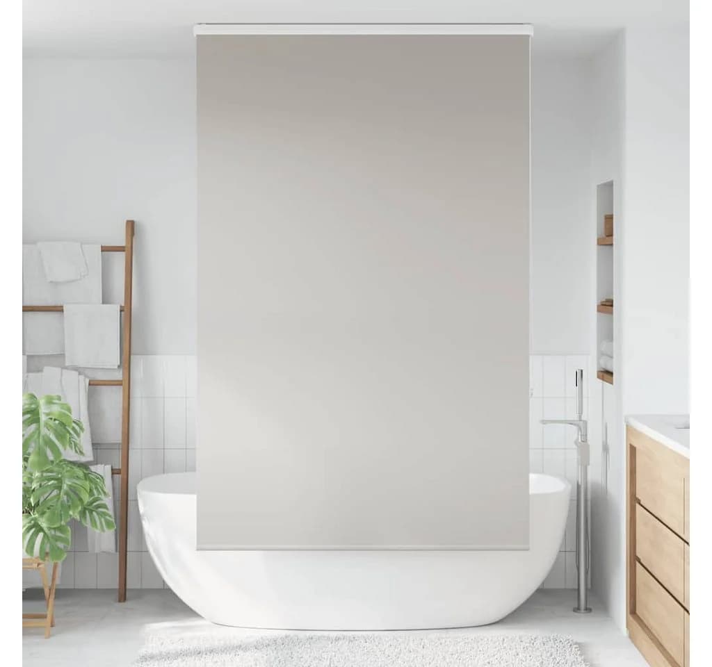 vidaXL Duschrollo mit Kassette 140x240 cm Stoffbreite 136 cm