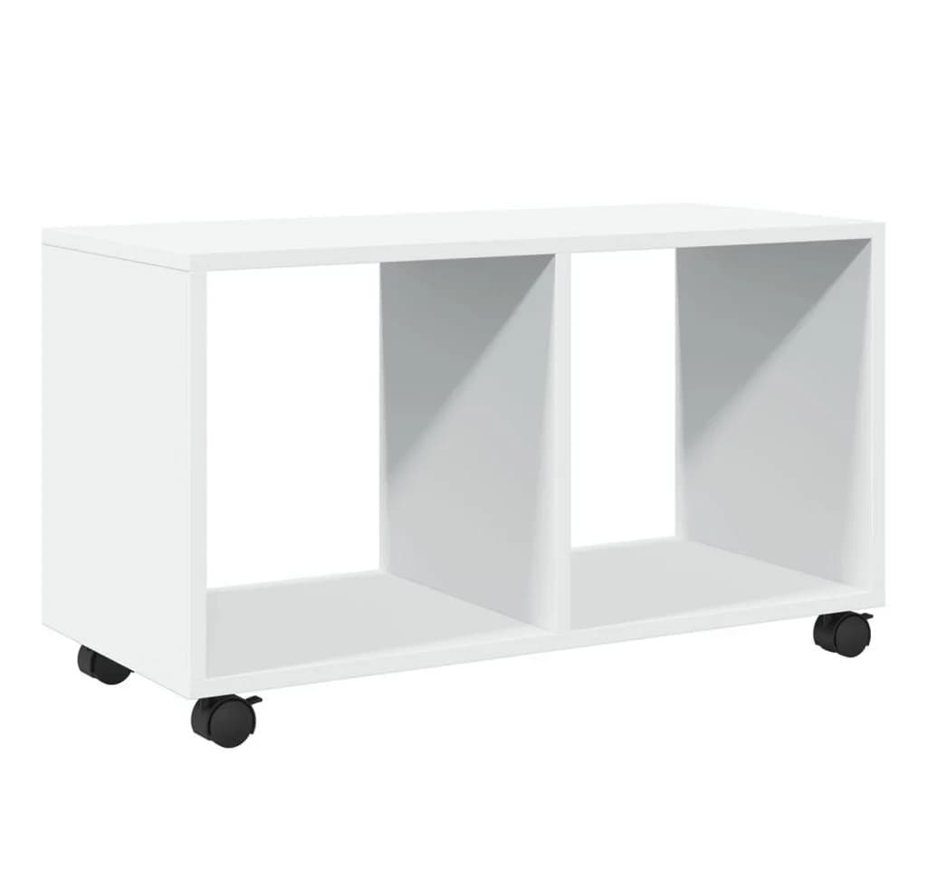 vidaXL Beistelltisch Rollschrank Weiß Holzwerkstoff - Bild 2
