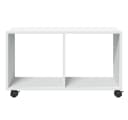 vidaXL Beistelltisch Rollschrank Weiß Holzwerkstoff Bild 5