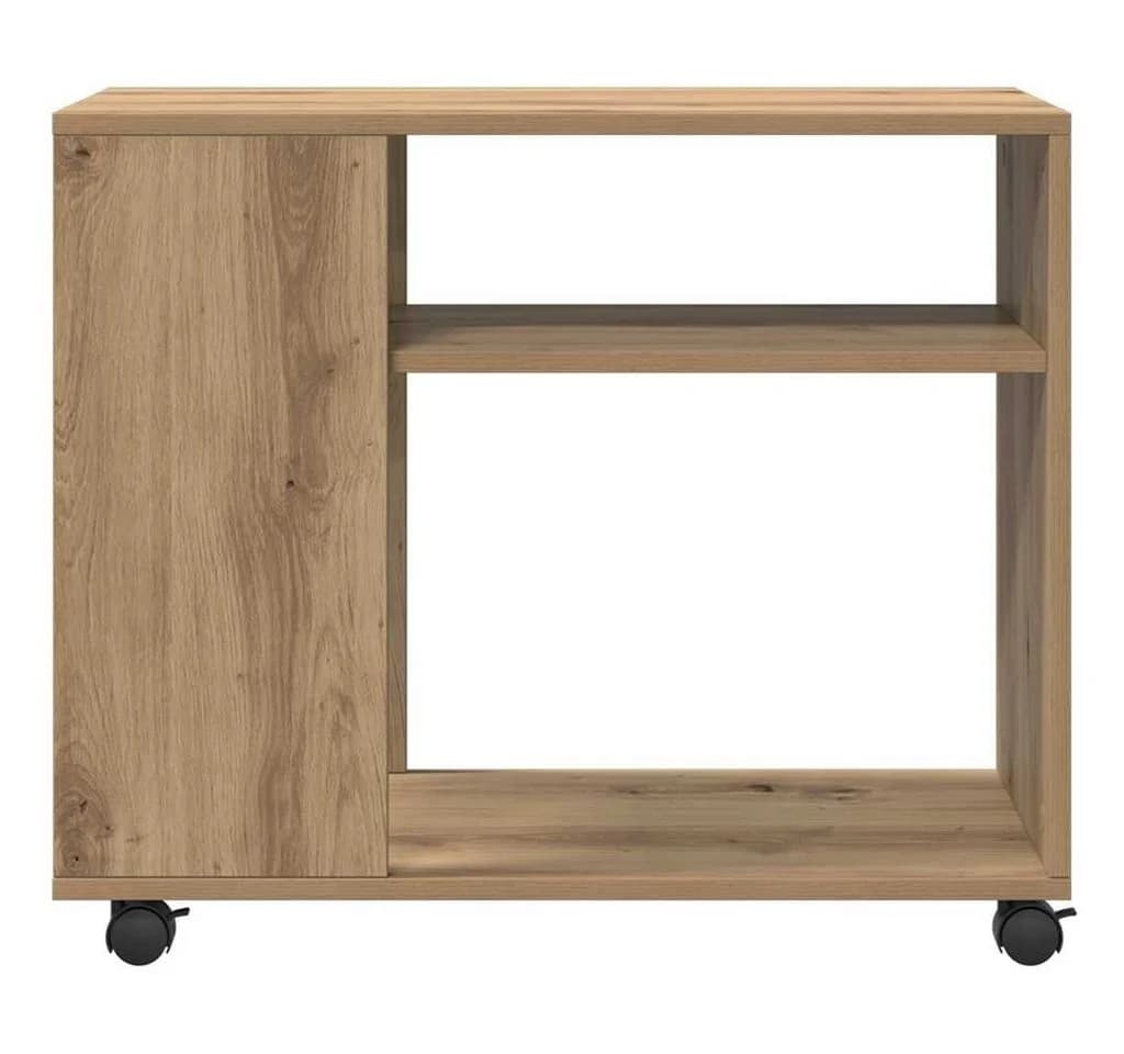 vidaXL Beistelltisch mit Rollen Artisan-Eiche Holzwerkstoff - Bild 5