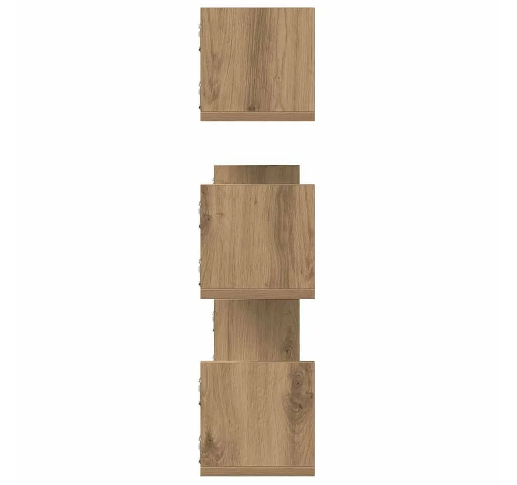 vidaXL Wandregal Set 3-tlg. Artisan-Eiche Holzwerkstoff - Bild 5