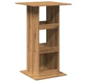 vidaXL Bartisch mit Ablagen Artisan-Eiche Holzwerkstoff Bild 2