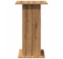 vidaXL Bartisch mit Ablagen Artisan-Eiche Holzwerkstoff Bild 5
