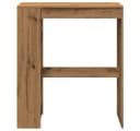 vidaXL Bartisch mit Regal Artisan-Eiche Holzwerkstoff Bild 4
