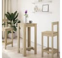 vidaXL Bartisch Sonoma-Eiche Holzwerkstoff Moderner Stehtisch Bild 3