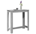 vidaXL Bartisch Grau Sonoma Holzwerkstoff Bild 1