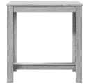 vidaXL Bartisch Grau Sonoma Holzwerkstoff Bild 4