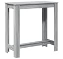 vidaXL Bartisch Grau Sonoma Holzwerkstoff Bild 5