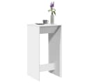 vidaXL Bartisch Weiß Holzwerkstoff Modern Bild 1