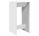 vidaXL Bartisch Weiß Holzwerkstoff Modern Bild 2