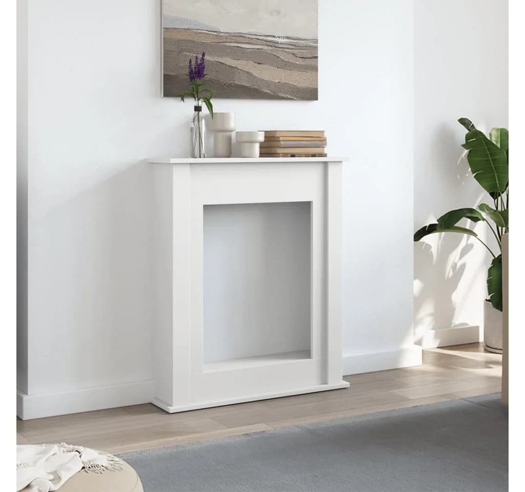 vidaXL Kaminumbauschrank Weiß Holzwerkstoff - Bild 3