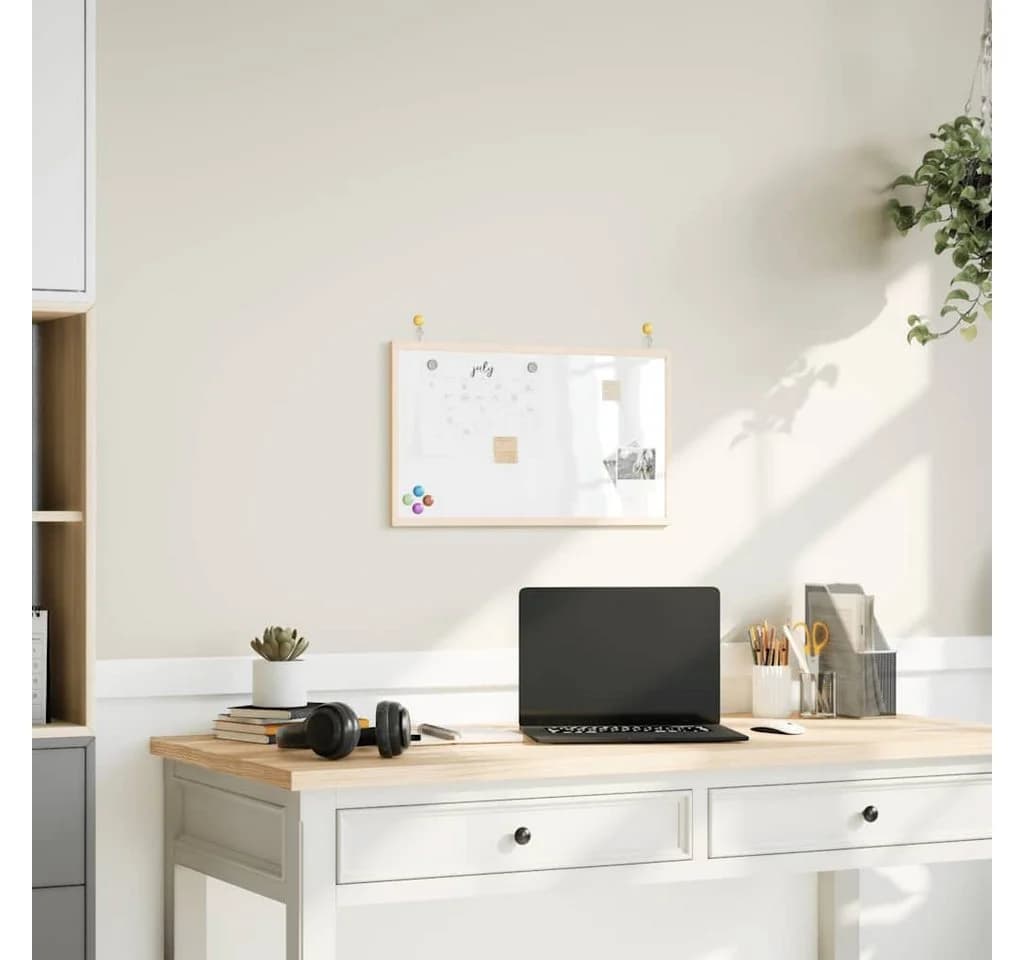 vidaXL Magnetisches Whiteboard Kiefernholz 60 x 40 cm