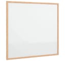 vidaXL Magnetisches Whiteboard mit Kiefernholzrahmen Weiß Bild 2