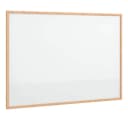 vidaXL Magnetisches Whiteboard mit Kiefernholzrahmen Weiß Bild 2
