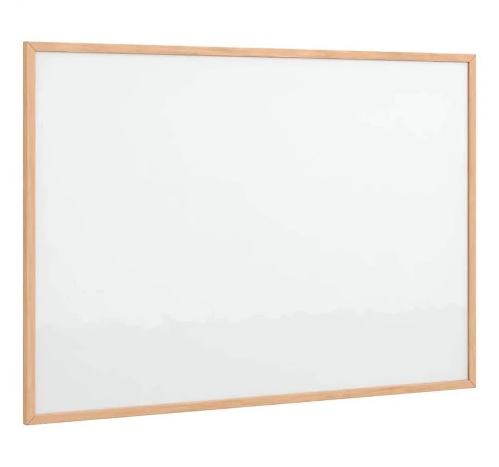 vidaXL Magnetisches Whiteboard mit Kiefernholzrahmen Weiß - Bild 2