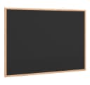 vidaXL Kreidetafel mit Kiefernholzrahmen Schwarz Bild 2