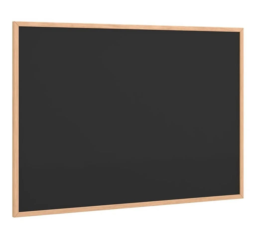 vidaXL Kreidetafel mit Kiefernholzrahmen Schwarz - Bild 2