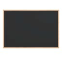 vidaXL Kreidetafel mit Kiefernholzrahmen Schwarz Bild 3
