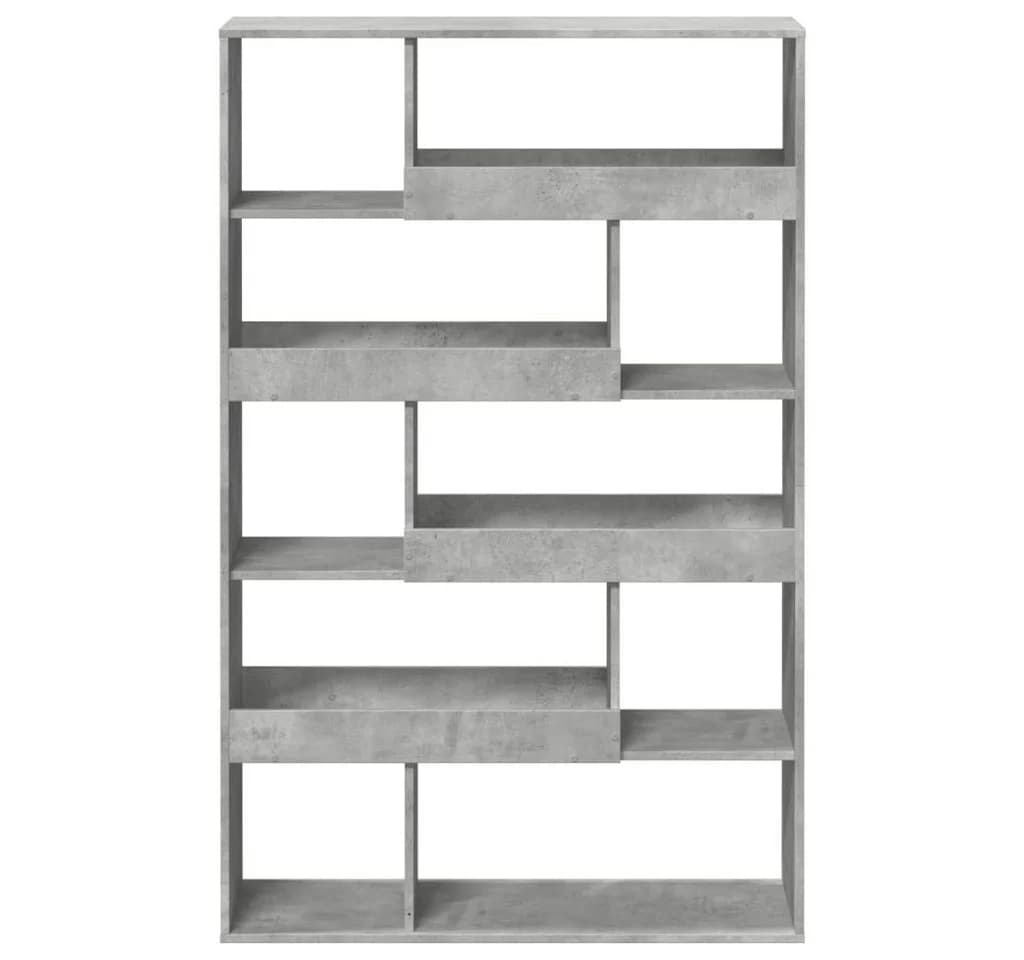 vidaXL Bücherregal Raumteiler Betongrau 10 Fächer Holzwerkstoff - Bild 4