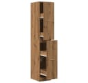 vidaXL Apothekerschrank Artisan-Eiche 30x41x174,5 cm Holzwerkstoff Bild 1