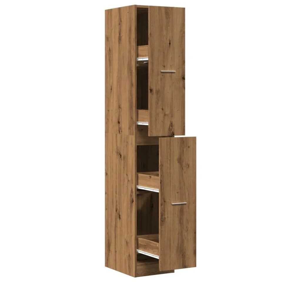 vidaXL Apothekerschrank Artisan-Eiche 30x41x174,5 cm Holzwerkstoff