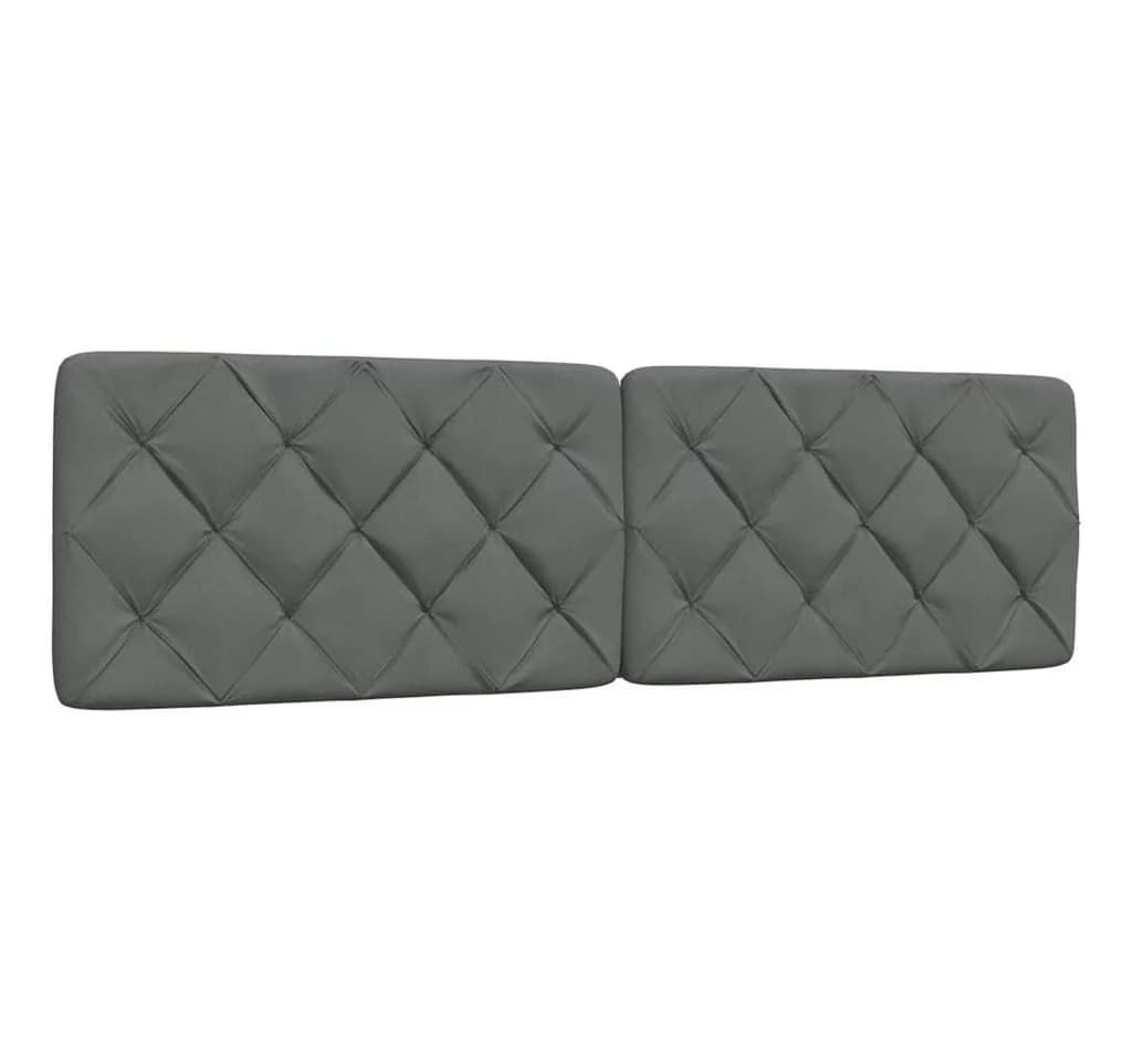 vidaXL Bett Kopfteil-Kissen Dunkelgrau 180 cm Stoff - Bild 2