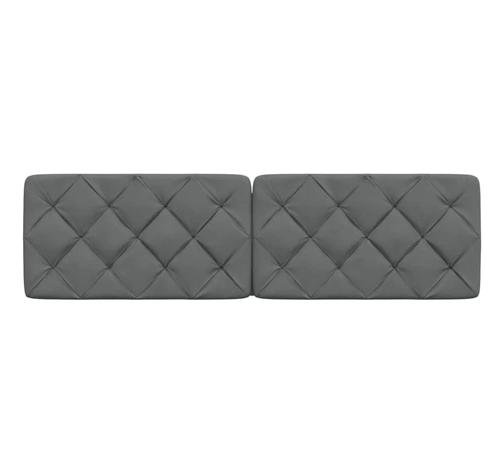 vidaXL Bett Kopfteil-Kissen Dunkelgrau 180 cm Stoff - Bild 4