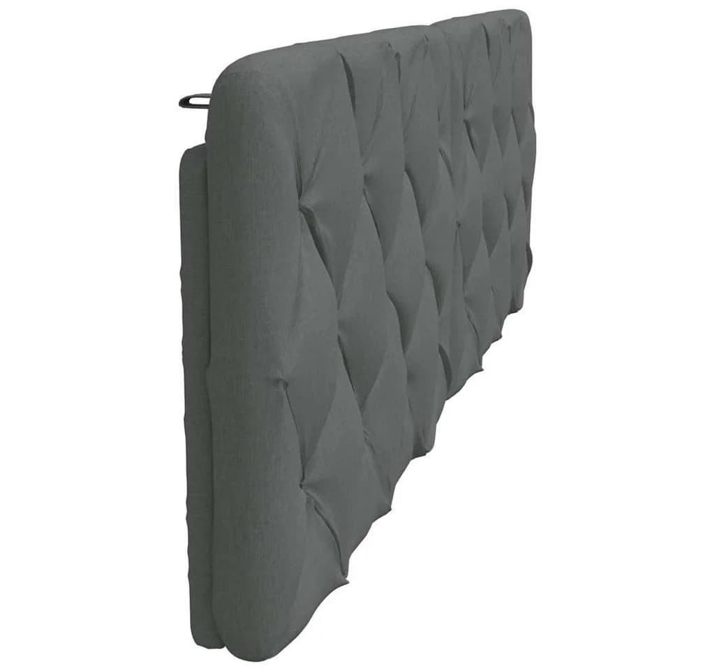 vidaXL Bett Kopfteil-Kissen Dunkelgrau 180 cm Stoff - Bild 5