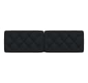 vidaXL Bett Kopfteil-Kissen Schwarz 180 cm Stoff Bild 4