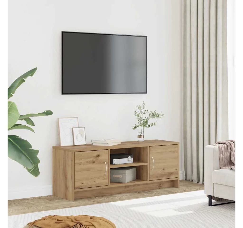 vidaXL TV-Schrank Artisan-Eiche Moderner Holzwerkstoff Medienschrank